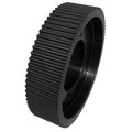 B B Manufacturing QD80-5M-25, Timing Pulley, Cast Iron, Black Oxide,  QD80-5M-25